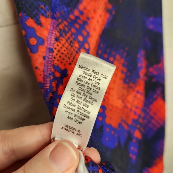 Athleta Red &‎ Blue & Black Cloudlight Women's Tank Size Small - Picture 9 of 10